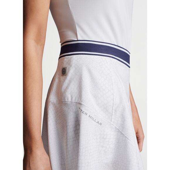 NWT Peter Millar Gabriela Swing Skort in Slithering White Size Large Golf Tennis - Picture 3 of 15